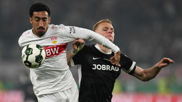 Freiburgs Lienhart gegen Stuttgart