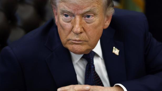 US President Donald Trump meets Lebanese and Israeli envoys at the White House