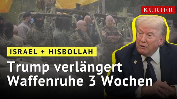 Waffenruhe zwischen Israel und Hisbollah um drei Wochen verlängert