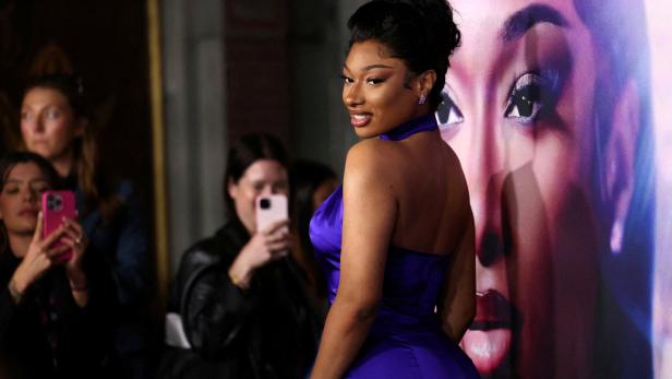 FILE PHOTO: A premiere for the documentary Megan Thee Stallion: In Her Words at TCL Chinese Theatre in Los Angeles