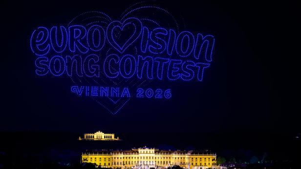 70. Song Contest: Ein Drohnenreigen über Schönbrunn als Warm-up