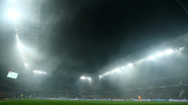 Im Stadion von Nizza wird vorerst nur Fußball gespielt.