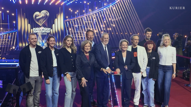 ESC-Bühne in Wien enthüllt: Erste Einblicke aus der Stadthalle