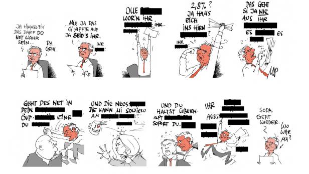 Karikatur von Michael Pammesberger