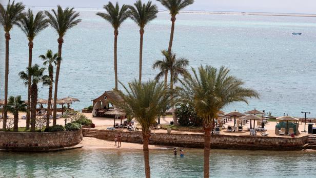 Submarine sinks in the Red Sea off Egyptian Red Sea resort city of Hurghada