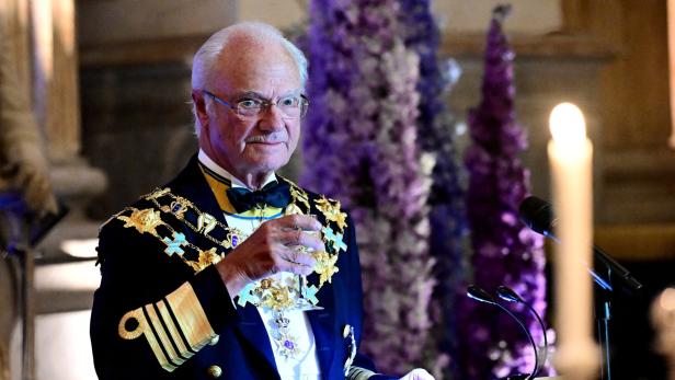 Sweden's King Carl Gustaf celebrates his 50th anniversary on the throne in Stockholm