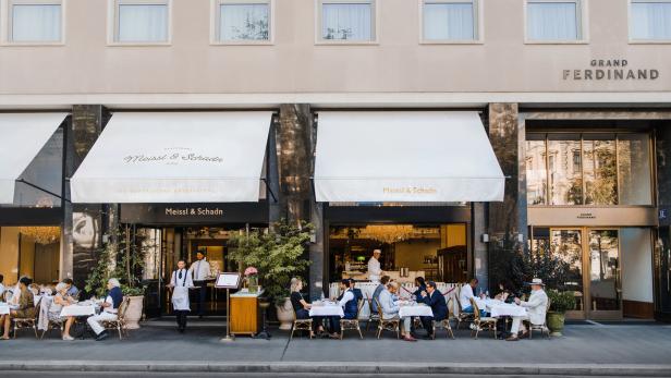 Schlafsaal im Wiener Luxushotel Grand Ferdinand