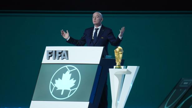 Infantino beim Kongress in Vancouver