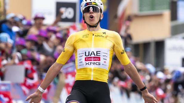 Tadej Pogacar gewann zum ersten Mal in seiner Karriere die Tour de Romandie