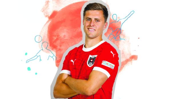 Fußballer Christoph Baumgartner im Portrait