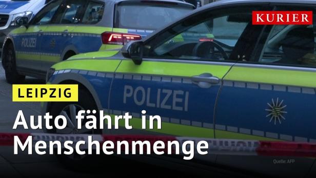 Auto rast in Leipzig in Menschenmenge: Zwei Tote