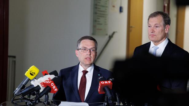 URTEILSVERKÜNDUNG IM PROZESS GEGEN ÖVP-KLUBOBMANN WÖGINGER UND ZWEI FINANZBEAMTE WEGEN AMTSMISSBRAUCHS: WÖGINGER/ROHREGGER