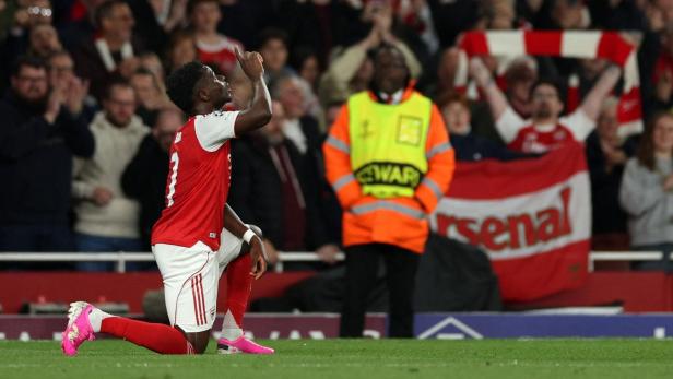 Saka erzielte das Goldtor für Arsenal