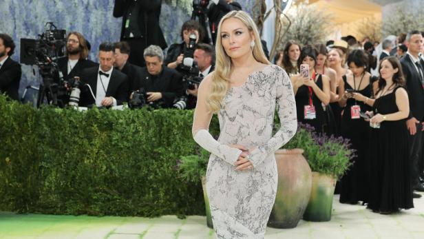 Lindsey Vonn bei der Met-Gala in New York City.