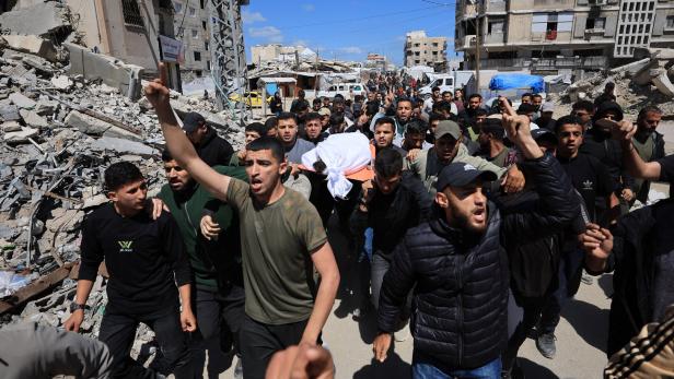 Funeral of Azzam Al-Hayya in Gaza City