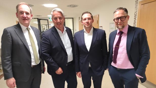 Volkert Sackmann, Ernst Nevrivy, Stefan Gruze, Norbert Wess.
