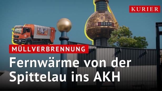 Vom Mistkübel ins Krankenhaus: Wie die Fernwärme mit dem AKH verbunden ist