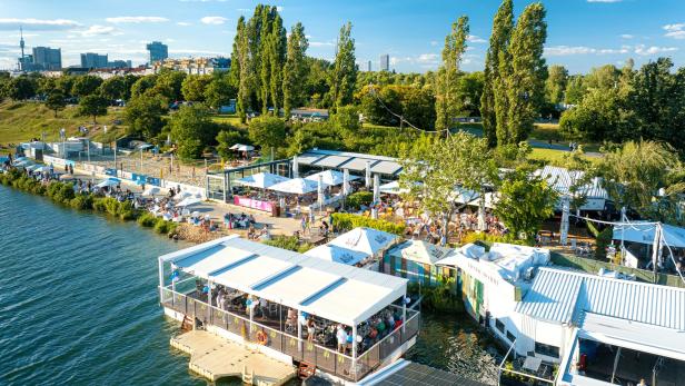 Vienna City Beach Club auf der Donauinsel