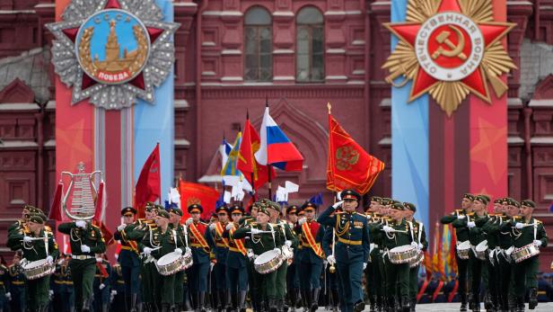 Celebrations of the 81st anniversary of the Soviet Union's victory over Nazi Germany during the World War II