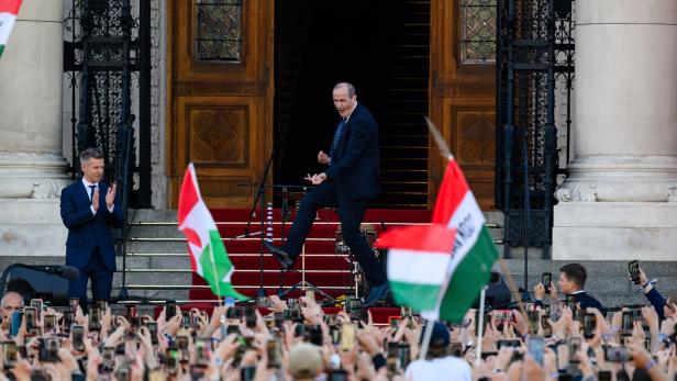 Tisza Party holds 'regime change public celebration' event in Budapest