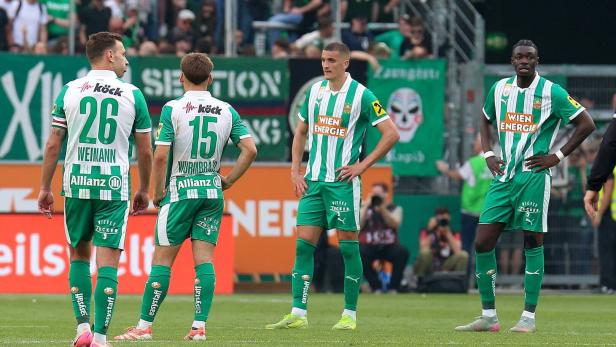 Bleibt nur Cvetkovic (Mitte) von diesem Quartett über den Sommer bei Rapid? 