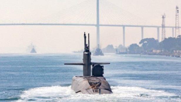 US-ISRAEL-PALESTINIANS-CONFLICT-SUBMARINE