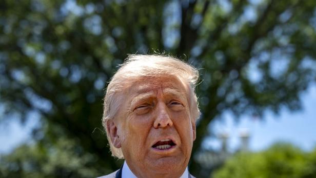US President Trump departs White House for China