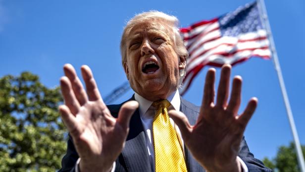 US President Trump departs White House for China