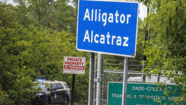 Mothers Day vigil urges closure of Alligator Alcatraz detention center in Florida
