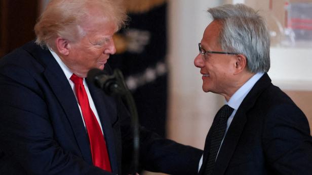 Trump, Jensen Huang