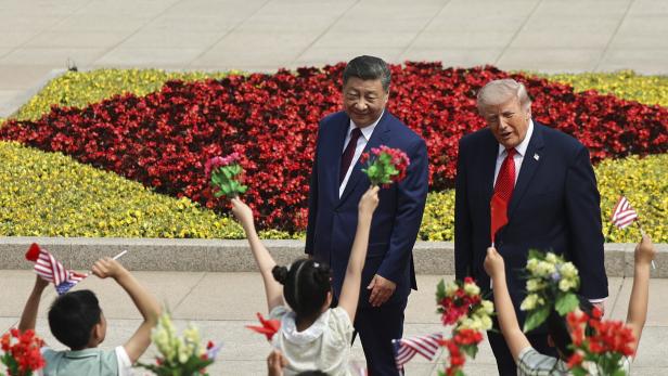 US President Donald Trump visits China