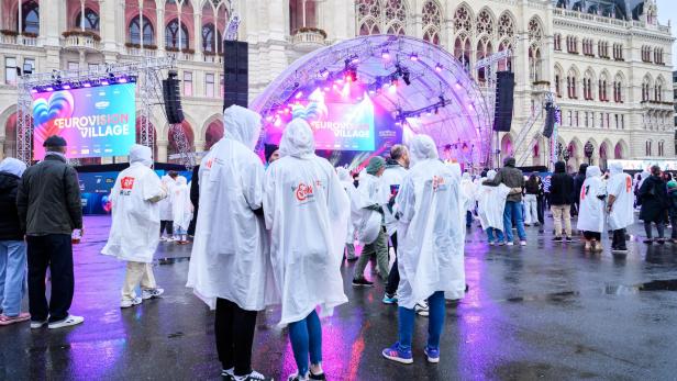 Das Wetter zum ESC-Finale in Wien? Regen, Wind und Trauerspiel