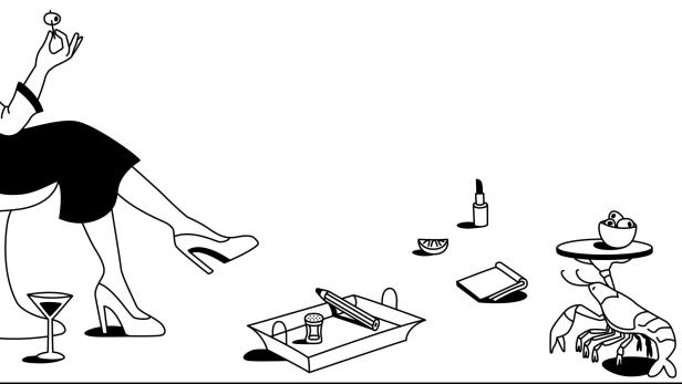 Illustration freudvoll