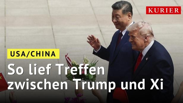 So lief Trumps Besuch in Peking ab