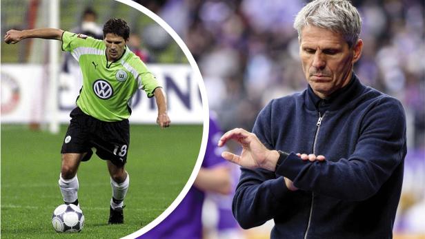 Didi Kühbauer als Spieler (l.) und Trainerkandidat von Wolfsburg