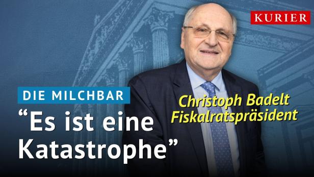 Fiskalratspräsident Christoph Badelt: "Es ist eine Katastrophe"