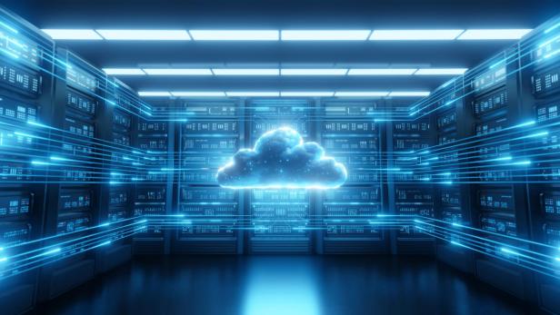 Cloud-Infrastruktur und digitale Datenspeicherung