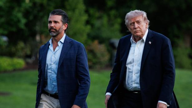 US President Donald Trump returns to the White House