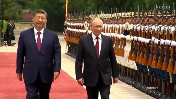 Putin in Peking: Xi empfängt Russlands Präsidenten