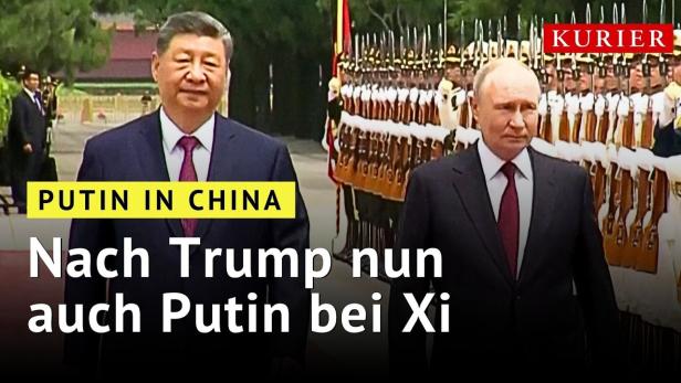 Putin in Peking: Xi empfängt Russlands Präsidenten