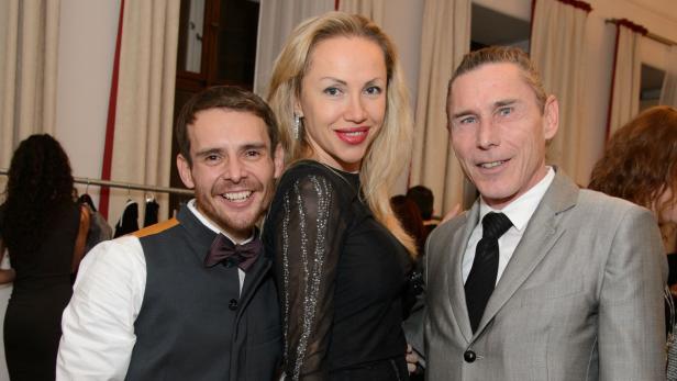Marcos Valenzuela und Karl Ammerer mit Ekaterina Mucha.