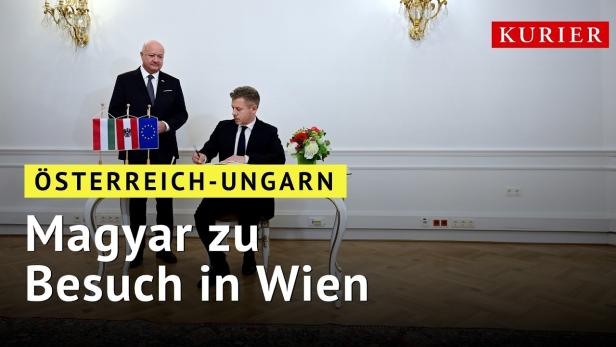 Ungarns Péter Magyar besucht Wien