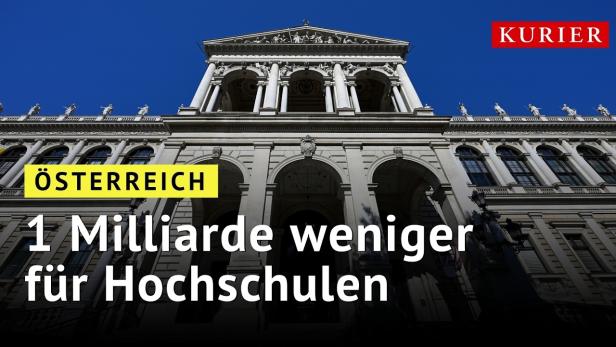 Uni-Budgetkürzung: 1 Milliarde weniger, weniger Studienrichtungen?