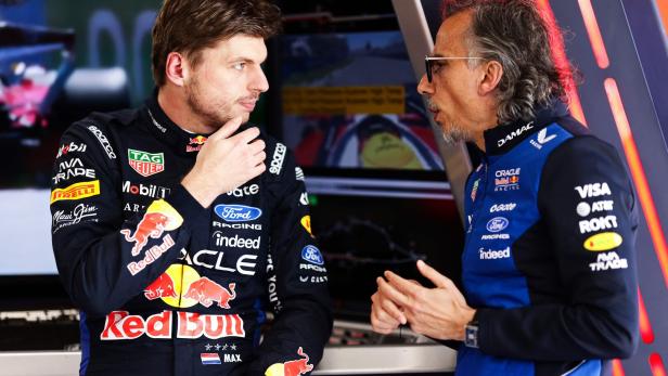 Max Verstappen in Kanada im Gespräch.
