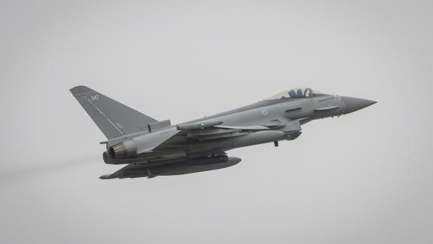 RAF deploys Typhoon jets from Coningsby air base