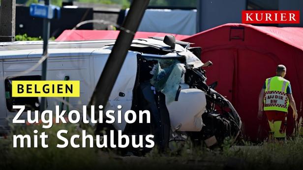 Belgien: Vier Tote bei Zugkollision mit Schulbus