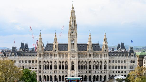Wiener Rathaus von vorne