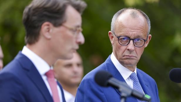 Friedrich Merz mit Hendrik Wüst
