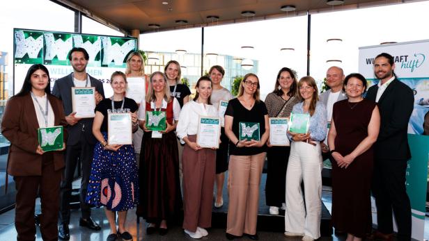 Ausgezeichnete Unternehmen bei den Wirtschaft hilft Awards