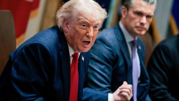 FILE PHOTO: U.S. President Donald Trump participates in a cabinet meeting, at the White House